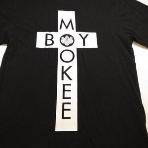 BOY LONDON British Fashion MONKEE BOY CROSS TEE T SHIRT Mens S Black